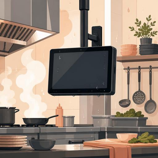 Restoran Mutfağında Dijital Ekran İçin Doğru IP Koruma Sınıfı