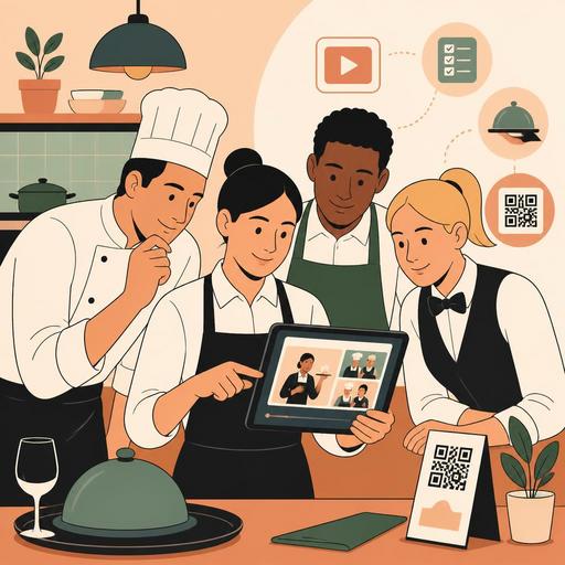 Restoranlarda Video ile Personel Eğitimi: 5 Somut Avantaj ve Uygulama Rehberi
