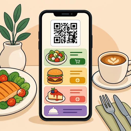 QR Menü Arayüzünde Renk Seçimiyle Sipariş Kararını Etkileme
