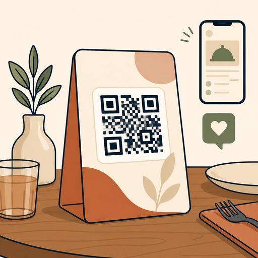 Restoranlar İçin QR Kod Tasarımında Logo ve Renk Uyumu