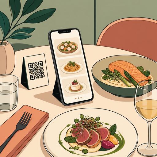 QR menude yemek fotografi kalitesi satislari nasil etkiler