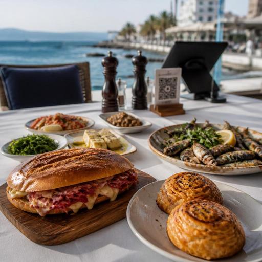 İzmir Restoranlarında Kumru, Boyoz ve Deniz Ürünleri İçin QR Menü Kurgusu