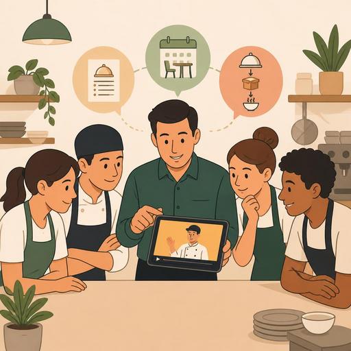 Restoranlarda Video ile Personel Eğitimi: 5 Net Fayda