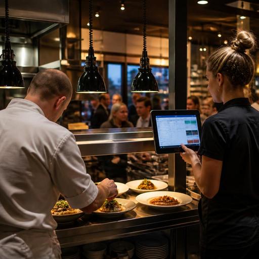 Digitizing Chef-to-Runner Communication to Reduce Verbal Order Mistakes