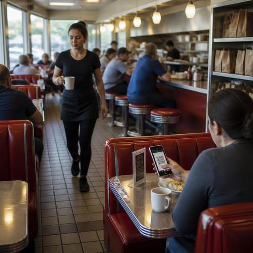 Digital Ordering for U.S. Diners With Booth, Counter, and Takeout Traffic
