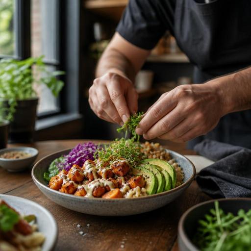 Vegan Restaurant Food Photography Tips for Color, Light, and Freshness