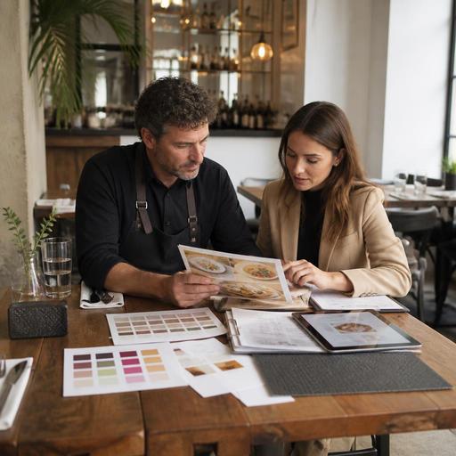 Restaurant Brand Identity Through Logo, Color, Type, and Menu Design