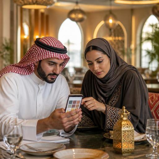 كيف تختار ألوان قائمة QR لزيادة الطلبات ورفع متوسط الفاتورة في المطاعم