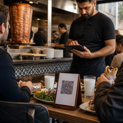 Döner Restoranlarında Öğle Saatlerinde Hızı Artıran Dijital Sipariş Akışı