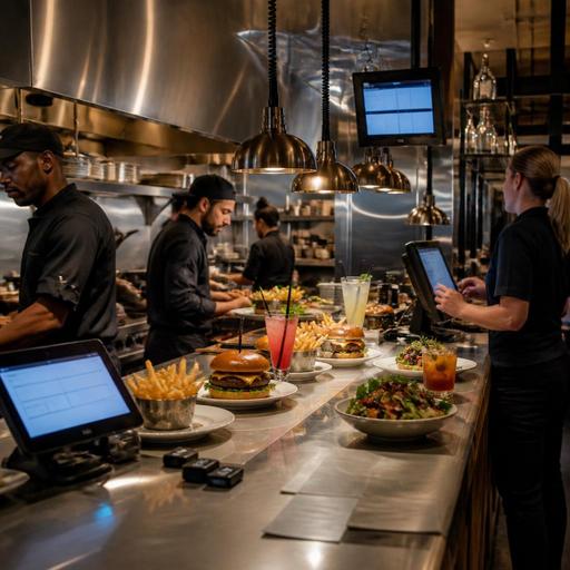 Station Routing for U.S. Restaurant Kitchens: Grill, Fry, Salad, Bar, and Expo