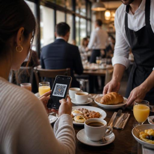 QR-Menüs im Frühstücksrestaurant: Stoßzeiten gezielt entlasten