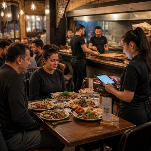 Gaziantep ve Şanlıurfa Tarzı Ocakbaşı Restoranlarda Masa Siparişi ile Mutfak İstasyonu Koordinasyonu