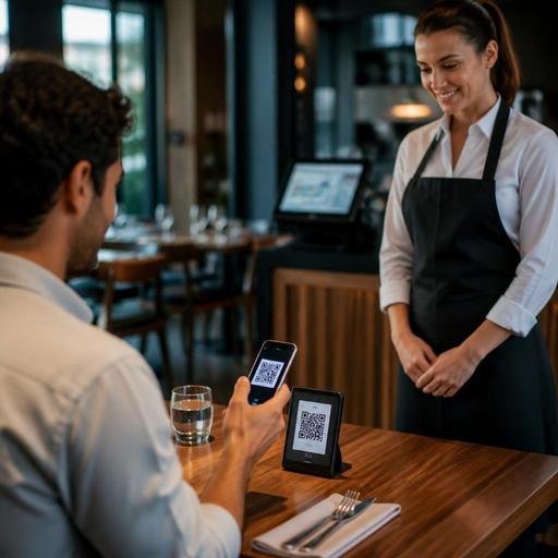 How Restaurants Implement QR Payments With a Virtual POS