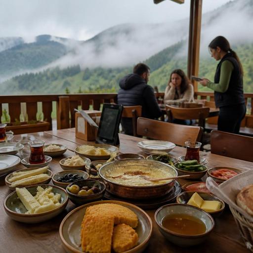 Rize ve Artvin Yayla Restoranlarında Kahvaltı ve Mıhlama Sunumu Rehberi