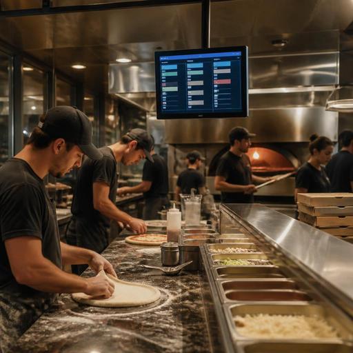 Kitchen Display Systems for Pizza Shops: Better Timing, Flow, and Waste Control
