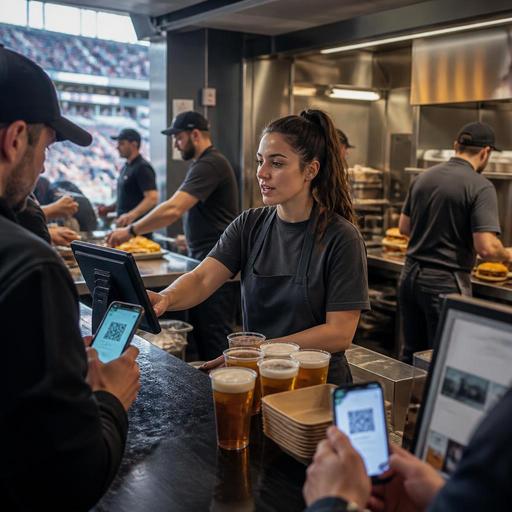Peak-Hour Order Management for Stadium and Concert Food Venues
