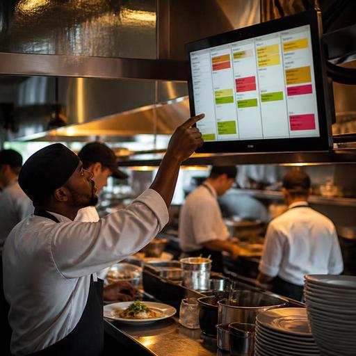 Color-Coded Kitchen Order Tracking to Reduce Restaurant Errors