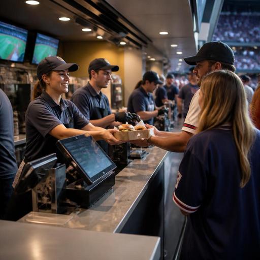 Stadium Concession Order Management for U.S. Event Venues