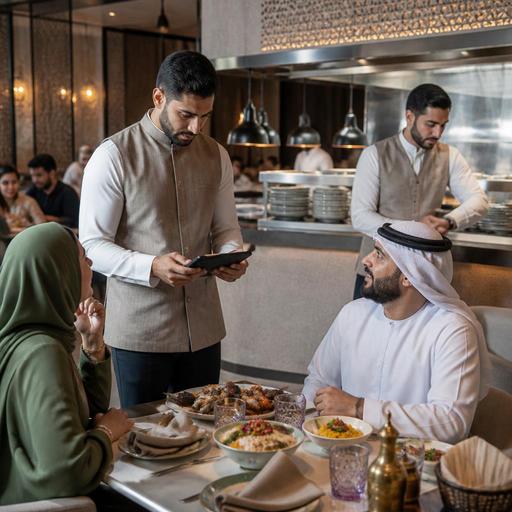 أيهما أسرع في الخدمة داخل المطعم: تابلت النادل أم تنبيهات الساعة الذكية؟