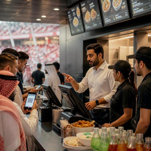 كيف تضبط تدفق الطلبات في مطاعم الملاعب والحفلات دون اختناق الخدمة في ساعات الذروة