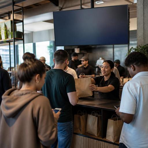 Order Status Screens for U.S. Counter-Service Restaurants