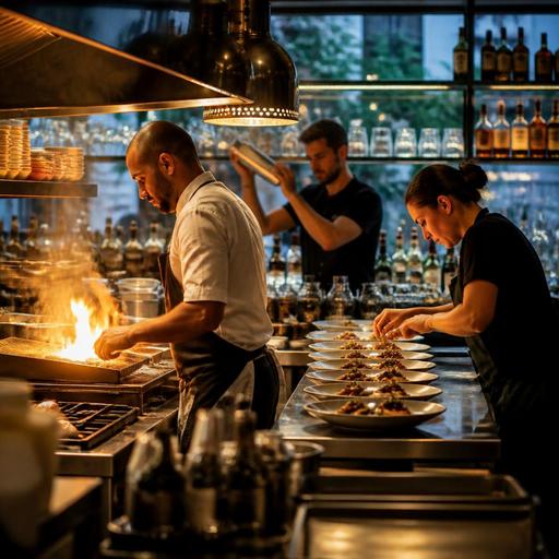 Küchenstationen im Restaurant effizient koordinieren: Warme Küche, Kalte Küche und Bar im Takt