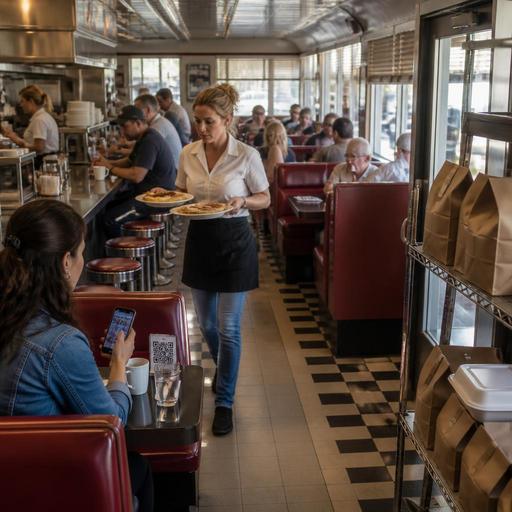 How U.S. Diners Can Use Digital Ordering Across Booths, Counter, and Takeout