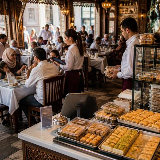 Bayramda Restoranlarda Paket Servis, Tatlı Siparişi ve Rezervasyon Yönetimi